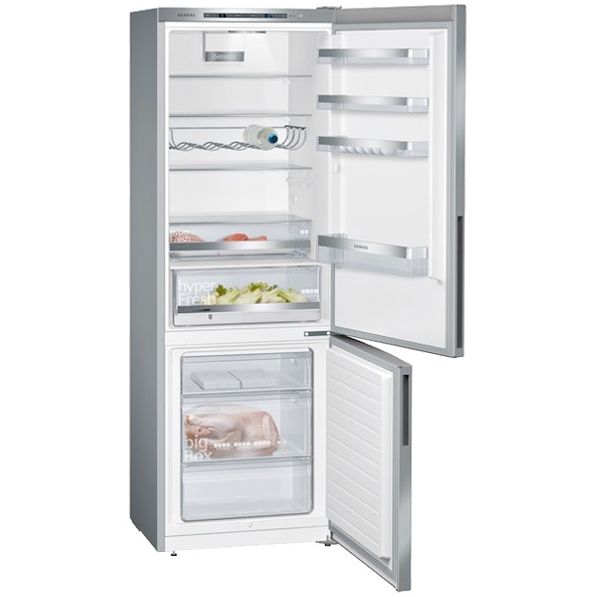 Frigorífico Combinado Siemens iQ500 KG49EAICA Low Frost e de 201 cm - Inox-Easyclean Inox-2