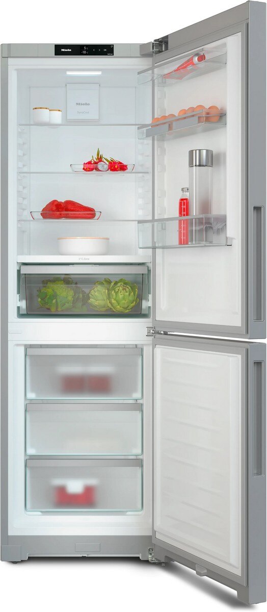 Frigorífico Combinado Miele KFN 4377 C 125 PerfectFresh Pro e NoFrost e de 185,5 cm - Prateado Aço inoxidável-3