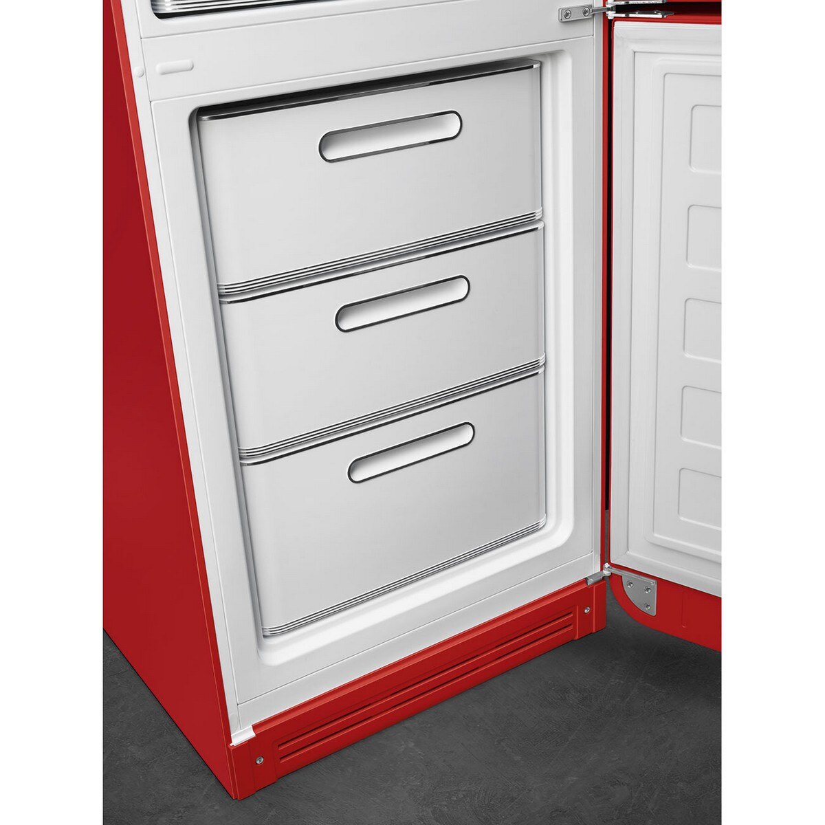 Frigorífico Combinado Smeg Anni 50 FAB32RRD6 Total No Frost com Abertura à Direita - Vermelho Vermelho-8