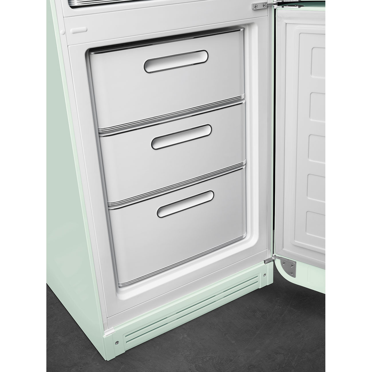 Frigorífico Combinado Smeg FAB32RPG6 Total No Frost, 331 Litros com Abertura à Direita - Verde Água Verde Água-8