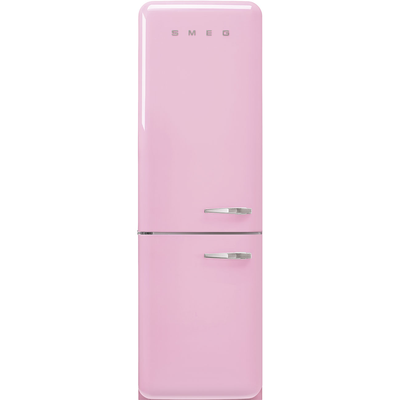 Frigorífico Combinado Smeg FAB32LPK6 Total No Frost, 331 Litros com Abertura à Esquerda - Rosa Rosa-1