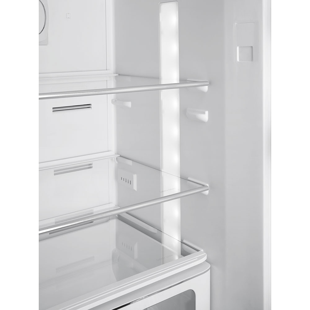 Frigorífico Combinado Smeg FAB32ROR6 Total No Frost, 331 Litros com Abertura à Direita - Laranja Laranja-3