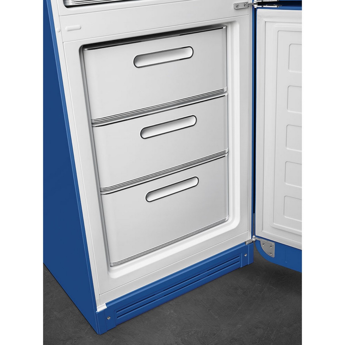 Frigorífico Combinado Smeg Anni 50 FAB32RBE6 Total No Frost com Abertura à Direita - Azul Azul-5