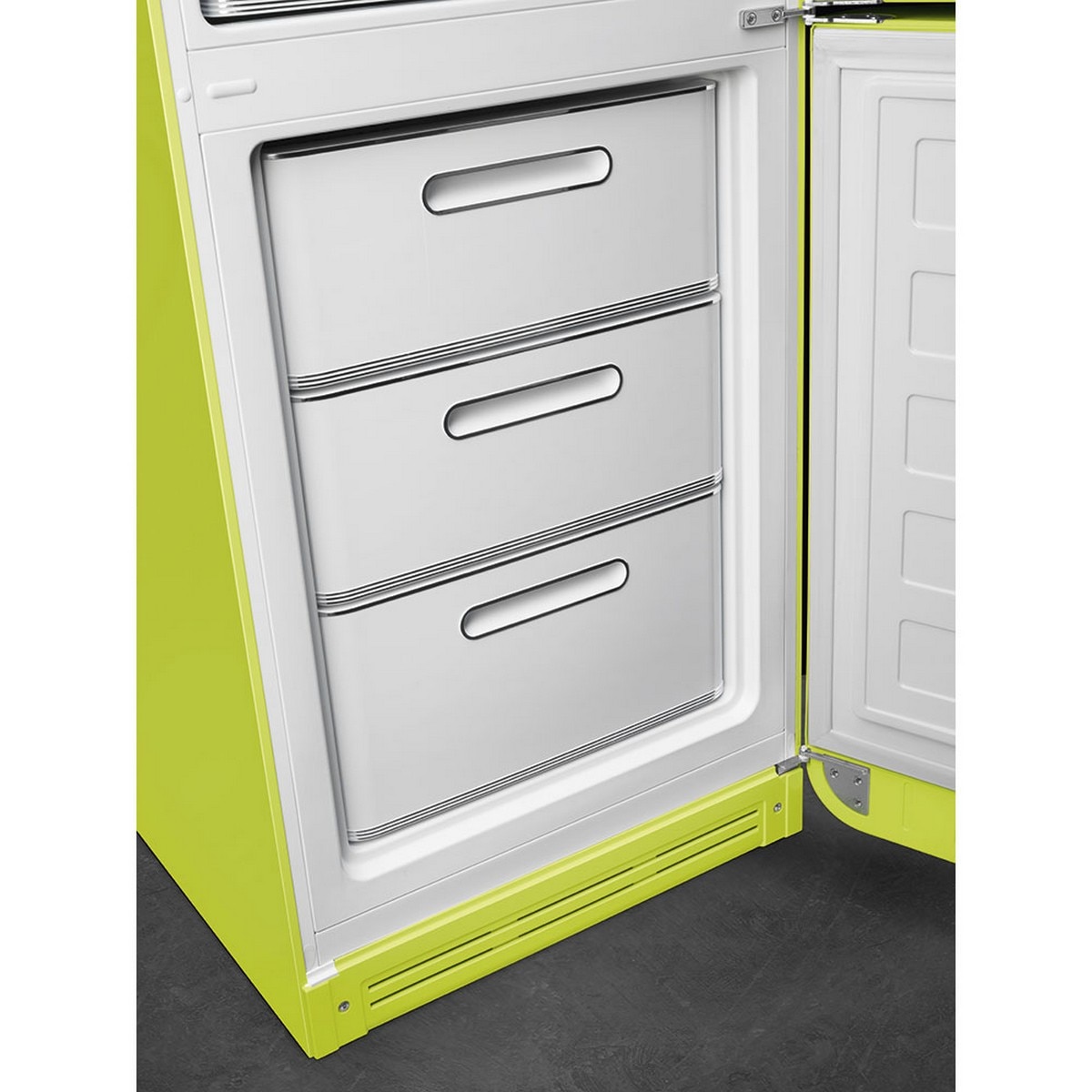 Frigorífico Combinado Smeg Anni 50 FAB32RLI6 Total No Frost com Abertura à Direita - Verde Maçã Verde maçã-6