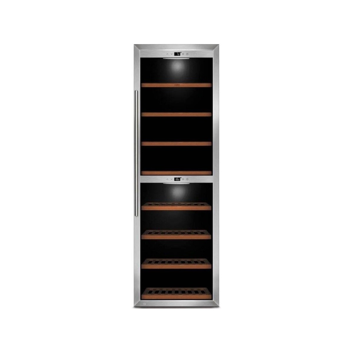 Imagem 0 de Garrafeira Caso WineComfort 1800 Smart 5CASOD730G Capacidade de 180 Garrafas Standard - Inox
