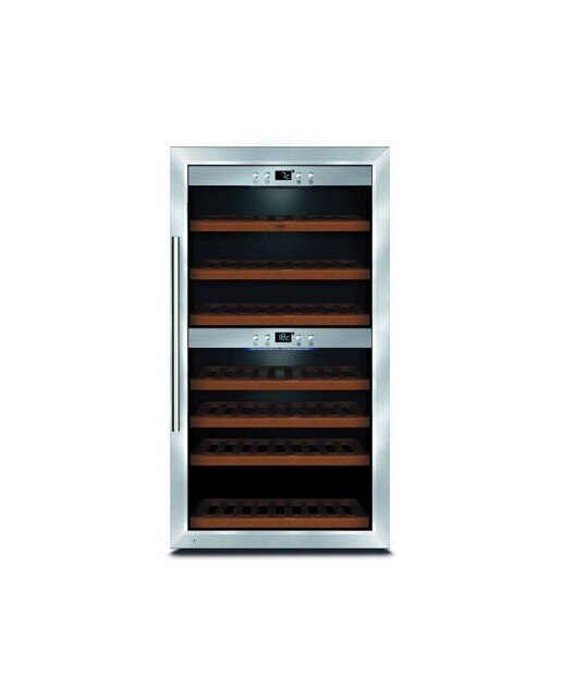 Garrafeira Caso WineMaster 5CASOD660G com Capacidade para 66 Garrafas Standard - Inox Inox-1