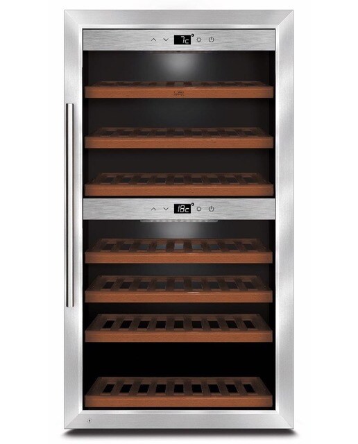 Imagem 0 de Garrafeira Caso WineComfort 660 SMART 5CASOD725G para 66 Garrafas Standard, com Tecnologia de Compressor e Controlo Via App - Inox