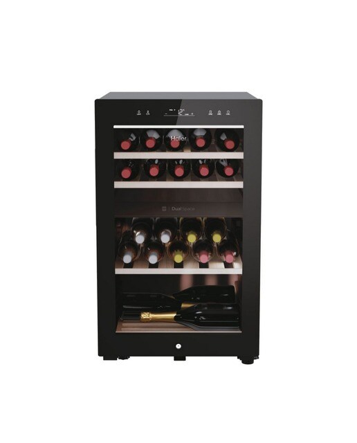Imagem 0 de Garrafeira Haier Wine Bank 50 Série 7 HWS42GDAU1 APP hOn com Capacidade para 42 Garrafas Standard - Preto
