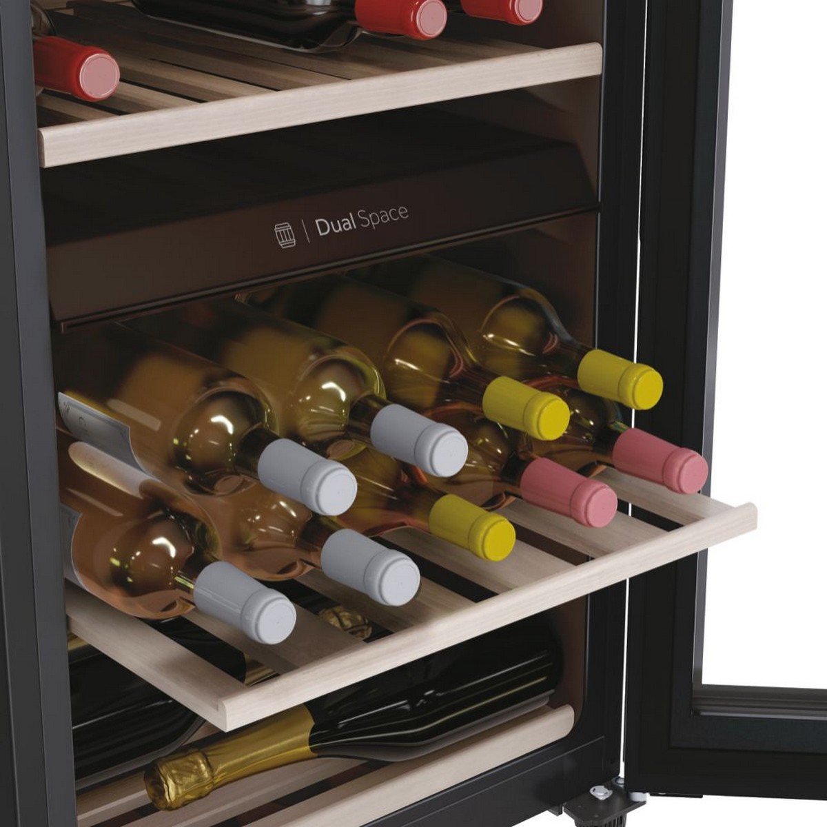 Garrafeira Haier Wine Bank 50 Série 7 HWS42GDAU1 APP hOn com Capacidade para 42 Garrafas Standard - Preto Preto-6