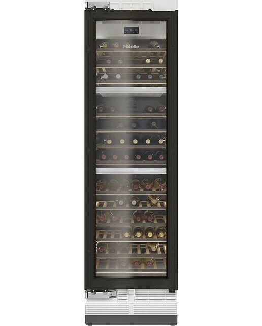 Imagem 0 de Garrafeira Encastrável Miele KWT 2612 VI LI MasterCool, Push2open e FlexiFrame e Capacidade de 104 Garrafas Standard - Preto