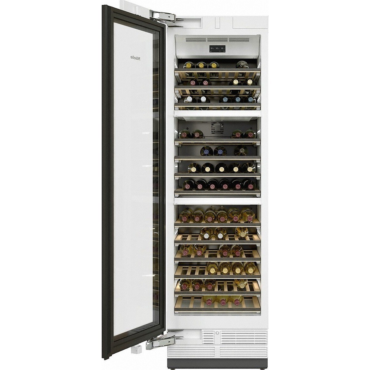 Garrafeira Encastrável Miele KWT 2612 VI LI MasterCool, Push2open e FlexiFrame e Capacidade de 104 Garrafas Standard - Preto 2