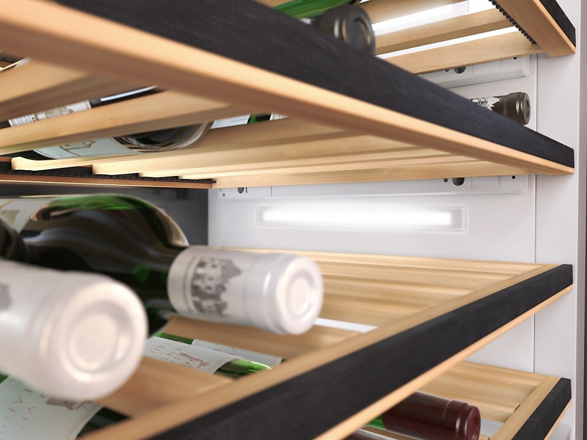 Garrafeira Encastrável Miele KWT 2612 VI LI MasterCool, Push2open e FlexiFrame e Capacidade de 104 Garrafas Standard - Preto 5