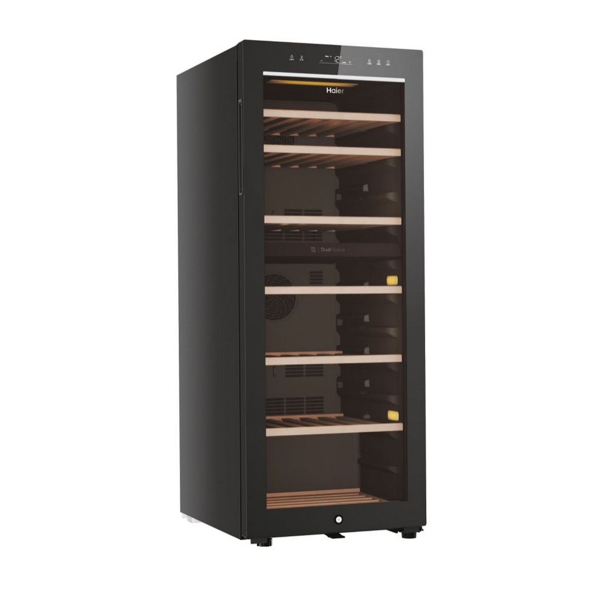 Garrafeira Haier Wine Bank 50 Série 7 HWS77GDAU1 Controle Remoto com Capacidade para 77 Garrafas Standard - Preto e Vidro Preto / Vidro-2
