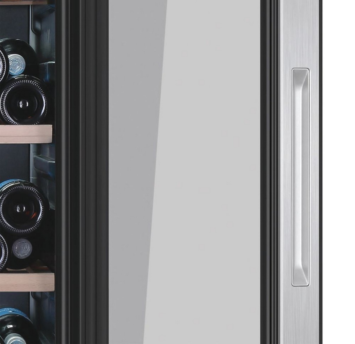 Garrafeira Haier WS171GA com Capacidade para 171 Garrafas Standard de Vinho - Preto e Vidro Preto / Vidro-3