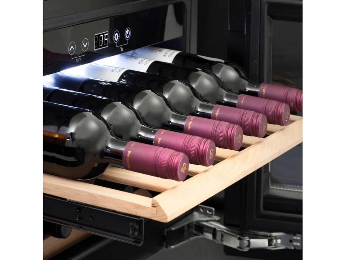 Garrafeira Encastrável Caso WineDeluxe 5CASOD7710 com Capacidade para 18 Garrafas Standard - Preto Preto-4