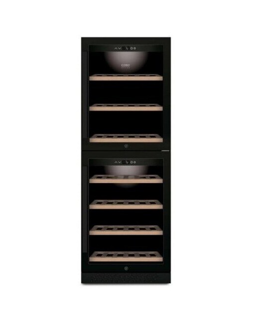 Imagem 0 de Garrafeira Caso WineChef Pro 126 5CASOD777G com Capacidade para 126 Garrafas Standard - Preto