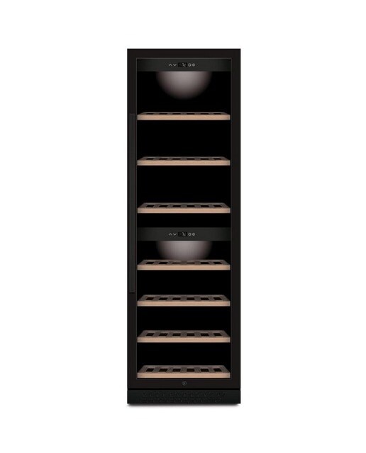 Garrafeira Caso WineChef Pro 180 5CASOD780G com capacidade para 180 Garrafas Standard - Preto Preto-1