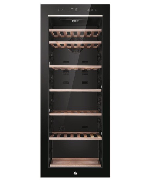 Garrafeira Haier HWS84GA Cave de Vinhos Wine Bank 50 Série 5 e Capacidade de 84 Garrafas Standard - Preto Preto / Vidro-1