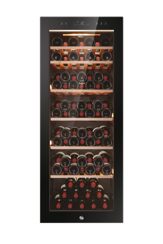 Garrafeira Haier HWS84GA Cave de Vinhos Wine Bank 50 Série 5 e Capacidade de 84 Garrafas Standard - Preto Preto / Vidro-5
