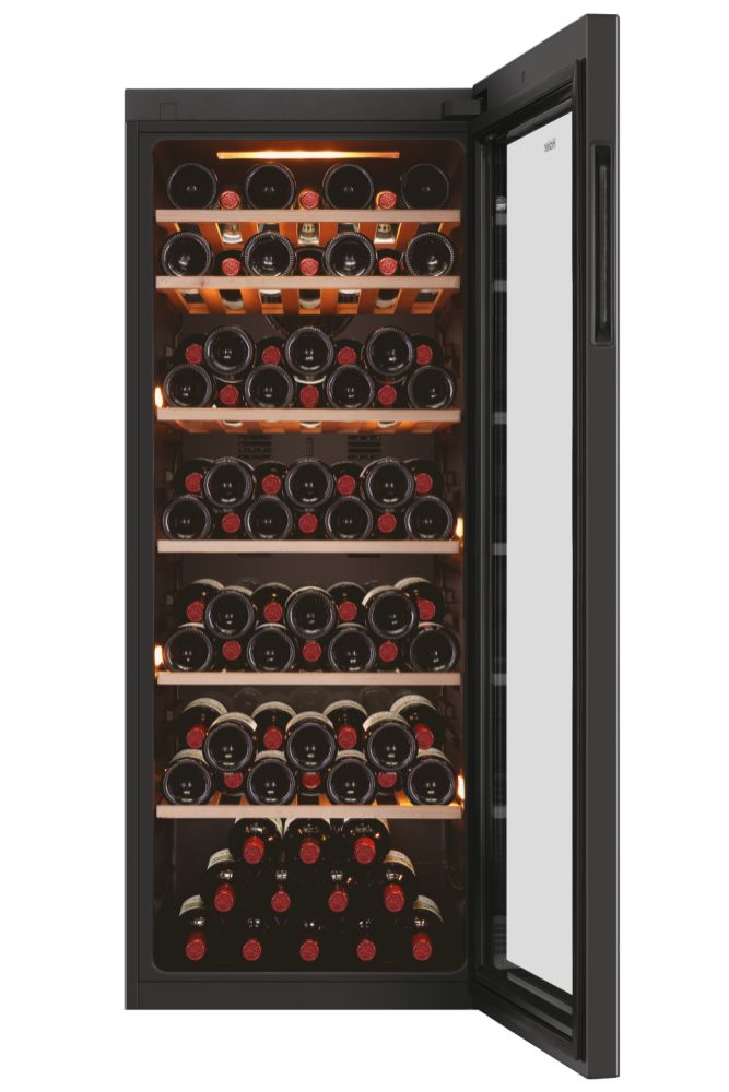 Garrafeira Haier HWS84GA Cave de Vinhos Wine Bank 50 Série 5 e Capacidade de 84 Garrafas Standard - Preto Preto / Vidro-7