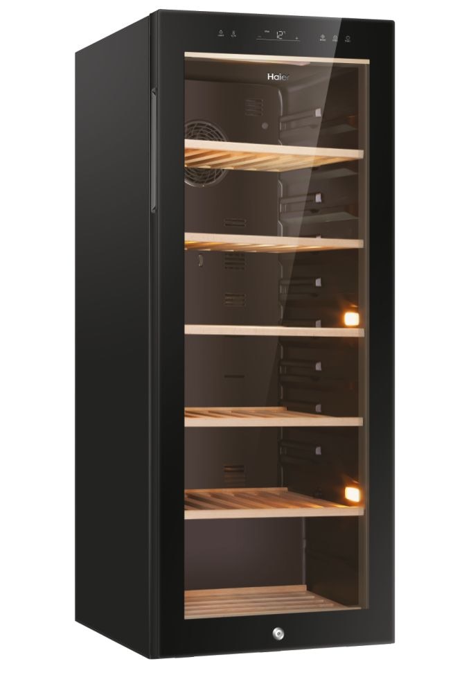 Garrafeira Haier HWS84GA Cave de Vinhos Wine Bank 50 Série 5 e Capacidade de 84 Garrafas Standard - Preto Preto / Vidro-9
