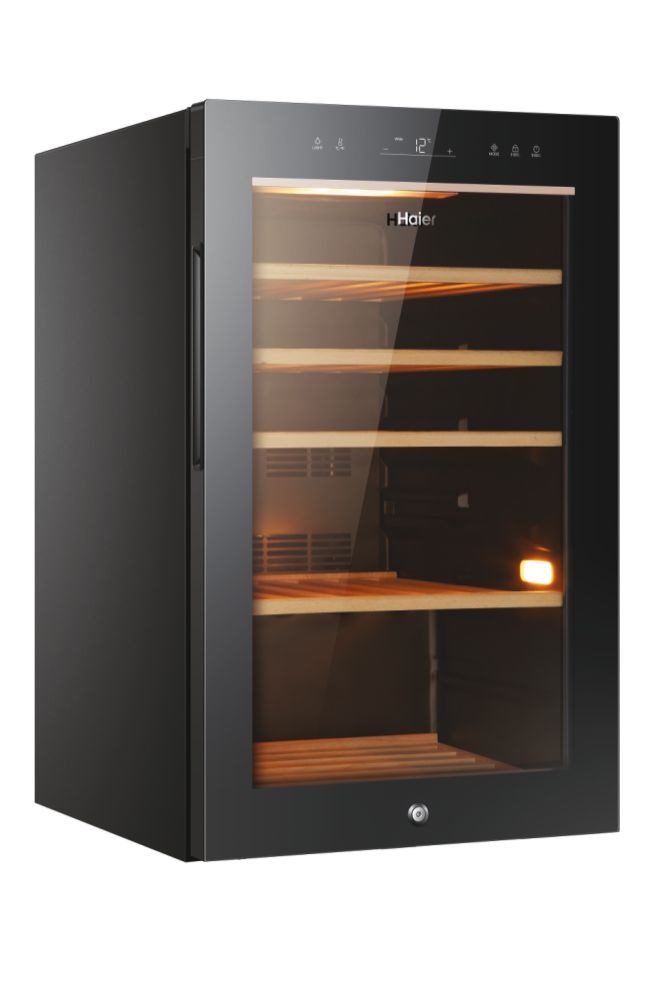 Garrafeira Haier HWS49GA Cave de Vinhos Wine Bank 50 Série 5 e Capacidade de 49 Garrafas Standard - Preto Preto / Vidro-7