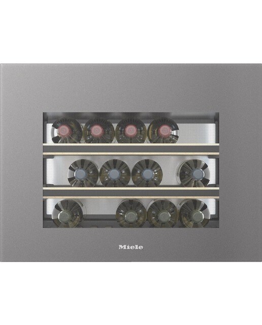 Imagem 0 de Garrafeira Encastrável Miele KWT 7112 IG GR FlexiFrame Plus e Push2open e Capacidade de 18 Garrafas Standard - Vidro Cinzento Grafite