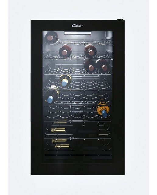 Imagem 0 de Garrafeira Candy DiVino CWC 150 EM/NF Capacidade de 41 Garrafas Standard - Preto