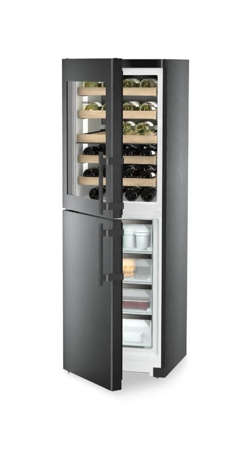 Garrafeira e Arca Congeladora Liebherr SWNbsd 529i 529i No Frost - Aço Inox BlackSteel-1