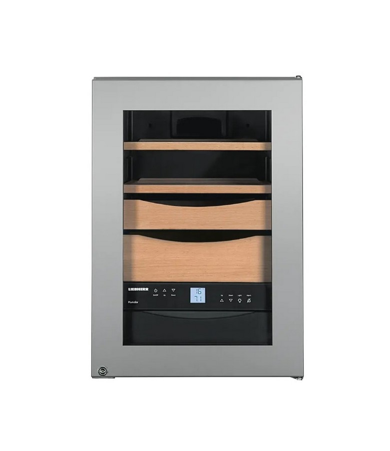 Cave de Charutos Liebherr ZKes 453 SmartSteel Inox/Cristal-2