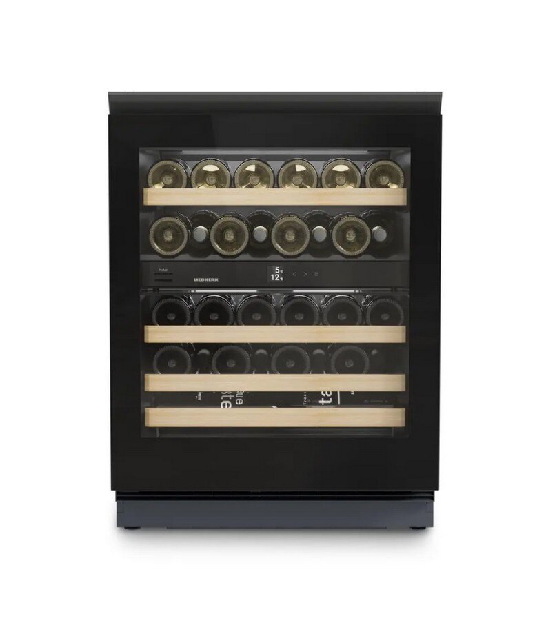 Garrafeira Encastrável Liebherr UWgb 3632 com Capacidade para 32 Garrafas Standard Preto/ Vidro-2