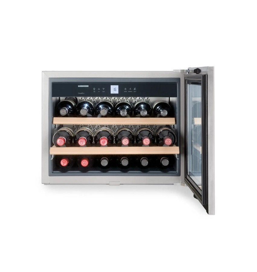 Garrafeira Encastrável Liebherr WKEes 553 para 18 Garrafas - Inox Inox/Cristal-2