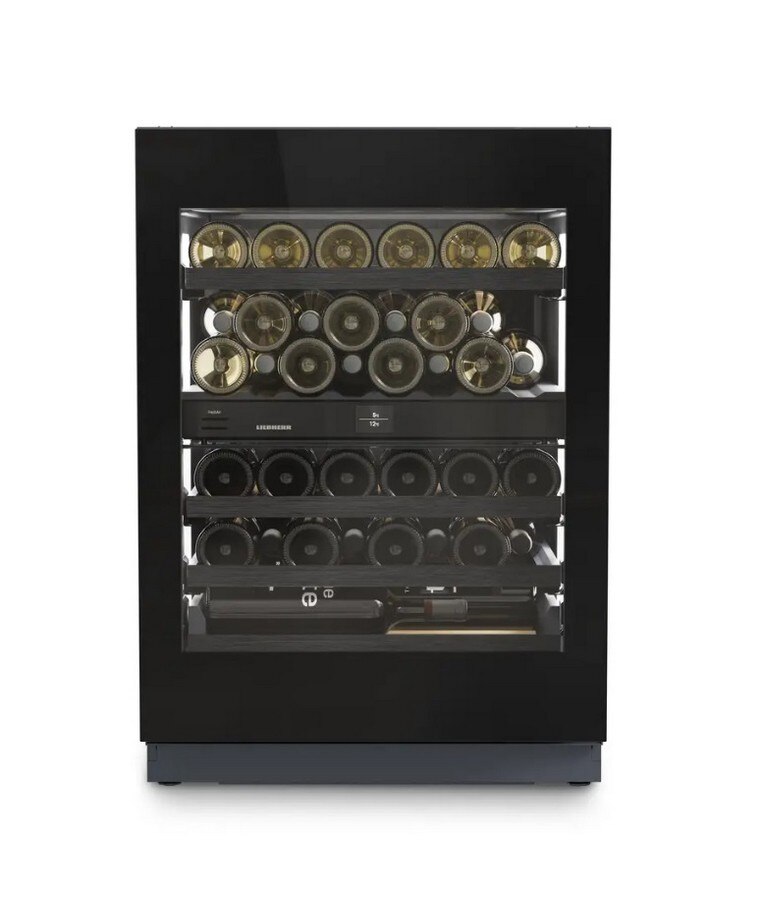 Garrafeira Encastrável Liebherr UWgbi 3782 com Capacidade para 38 Garrafas Standard Preto/ Vidro-2