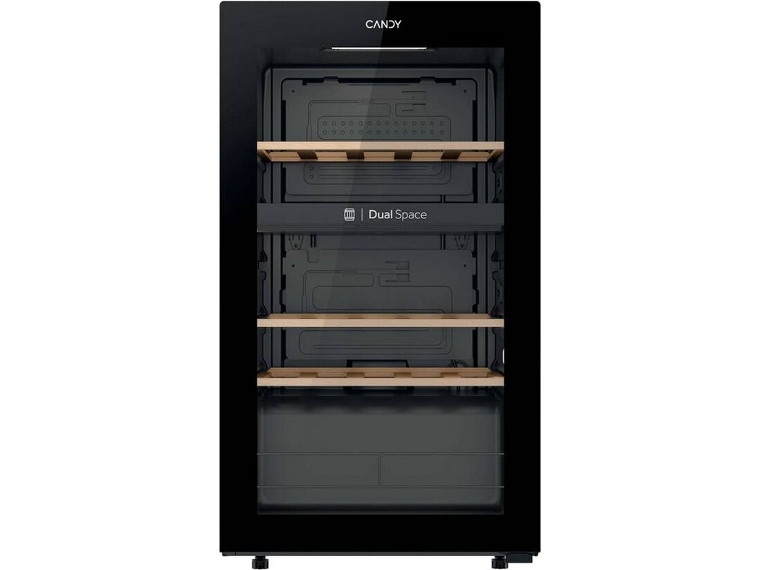 Garrafeira Candy CNWQ4G32G2 de 32 Garrafas e 85 cm - Preto Preto-2