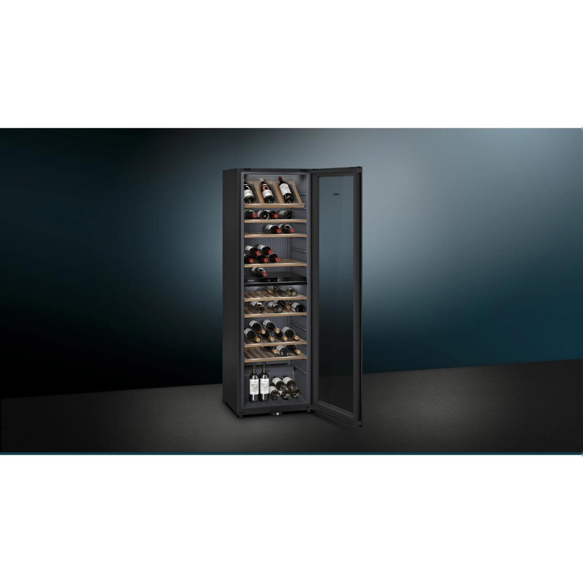 Garrafeira Siemens KW36KATGA de 2 Temperaturas com Capacidade para 199 Garrafas Standard - Prateado Prateado-3