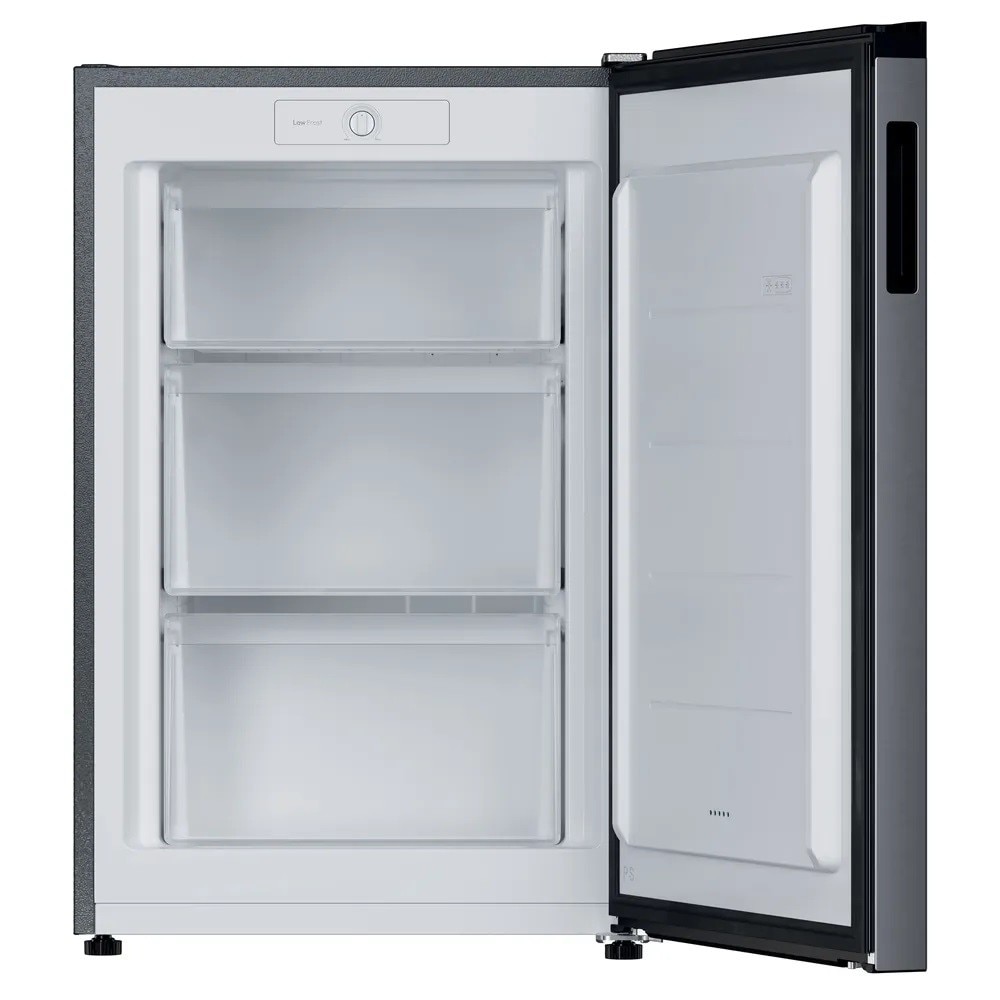 Arca Mini Congeladora Vertical Candy City 300 CNUQ2L58EX Estático e de 86 cm - Cinzento Cinzento/Inox-3