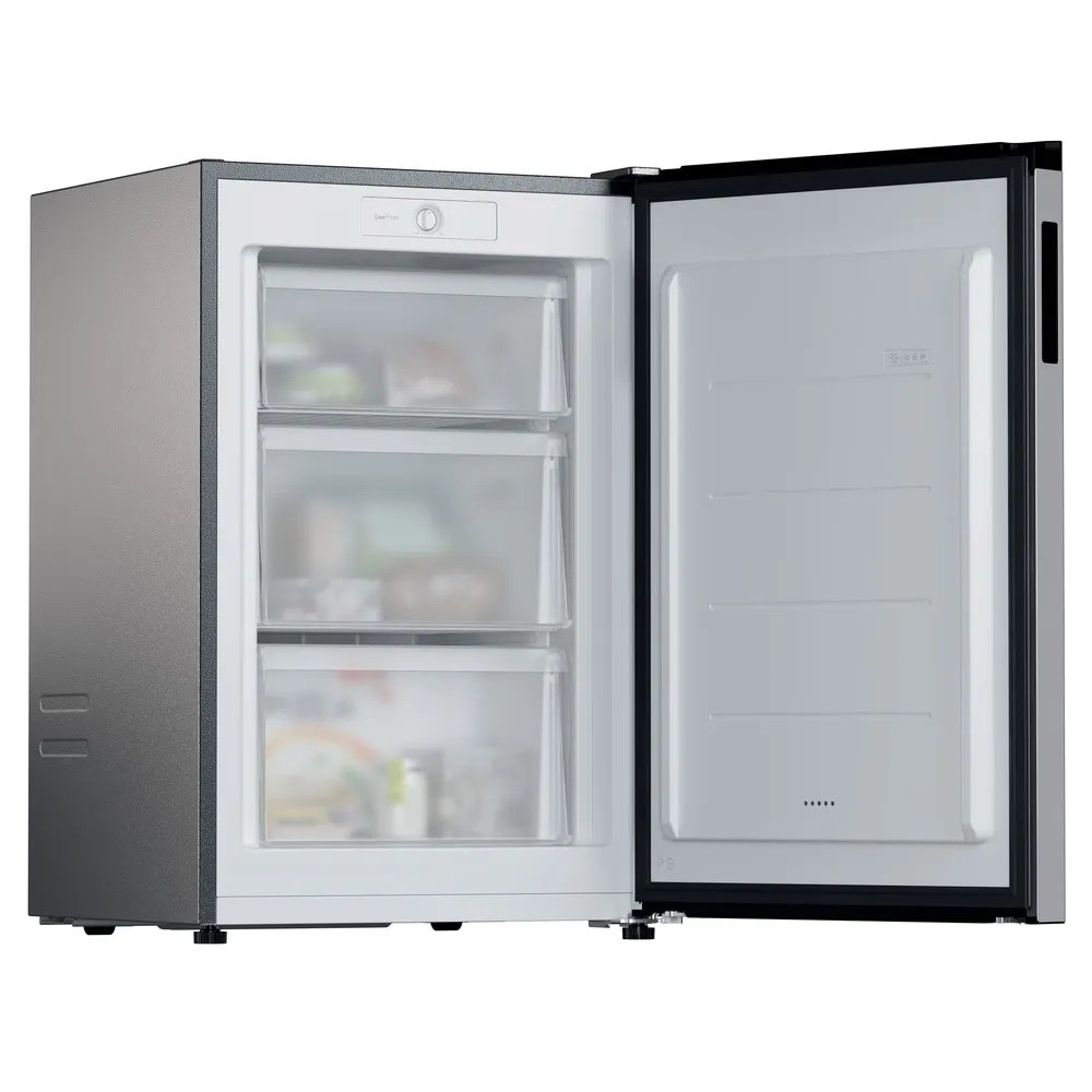 Arca Mini Congeladora Vertical Candy City 300 CNUQ2L58EX Estático e de 86 cm - Cinzento Cinzento/Inox-4