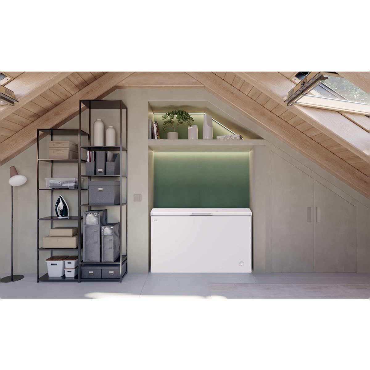 Arca Congeladora Horizontal Candy  CNCHQ4S420EW Congelação Circle Fresh Flexi Switch de 418 Litros Branco-6