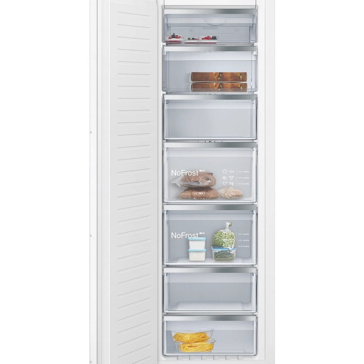 Arca Congeladora Vertical Encastrável Siemens GI81NACE0 No Frost e de 177,2 cm - Branco 3