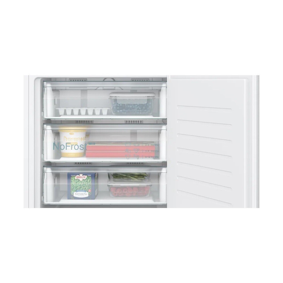 Arca Mini Congeladora Vertical Encastrável Siemens iQ500 GU21NADE0 NoFrost de 82 cm - Branco Branco-4
