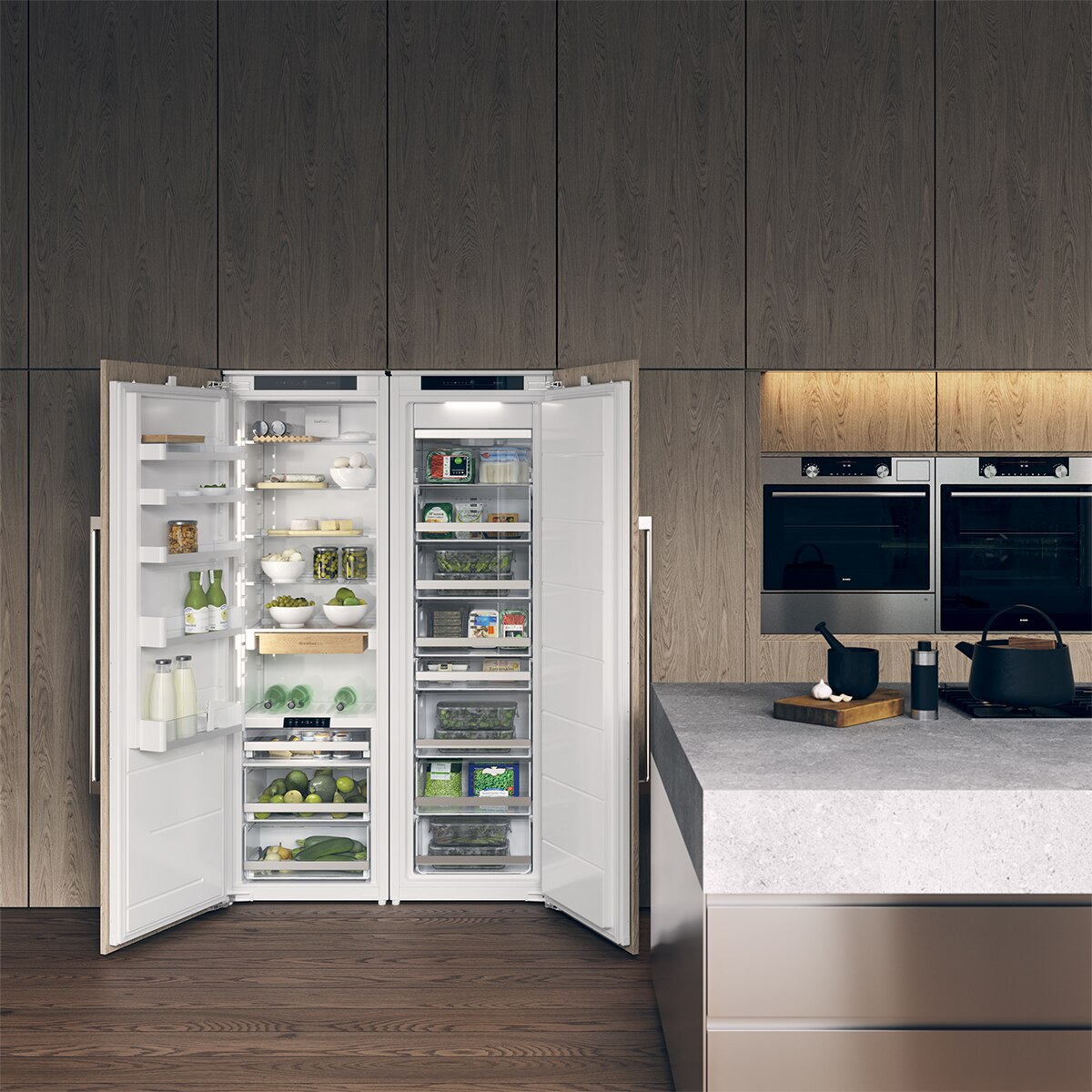 Arca Congeladora Vertical Encastrável Asko FN31842EI No Frost, Super Freeze de 177 cm – Branco Branco-5