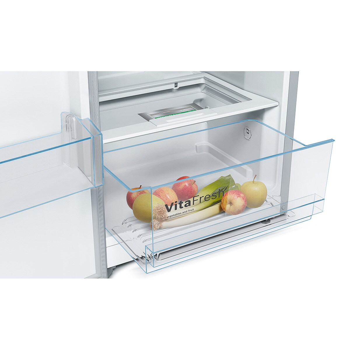 Frigorífico de 1 Porta Bosch Série 4 KSV33VLEP VitaFresh e Tecnologia Intelligent Inverter e de 176 cm - Look Inox Inox-3
