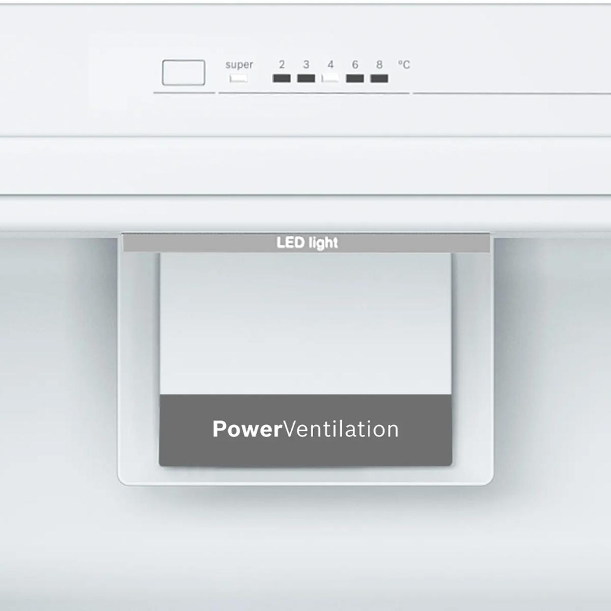 Frigorífico de 1 Porta Bosch KSV36VWEP com Gaveta VitaFresh e de 186 cm Branco-5