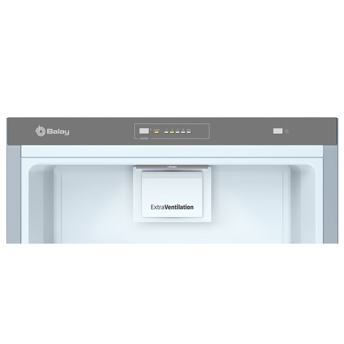 Frigorífico de 1 Porta Balay 3FCE563ME de 186 cm - Inox Look Inox-3