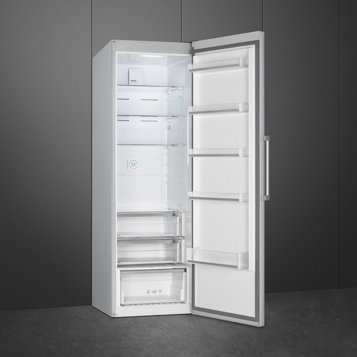 Frigorífico de 1 Porta Smeg Universal FS18EV3HX No Frost com Dobradiças à Direita de 186 cm - Inox Inox-2