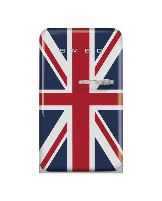 Imagem 0 de Frigorífico de 1 Porta Smeg Anni 50 FAB10LDUJ5 Union Jack Estático com Dobradiças à Esquerda e de 97 cm - Multicor
