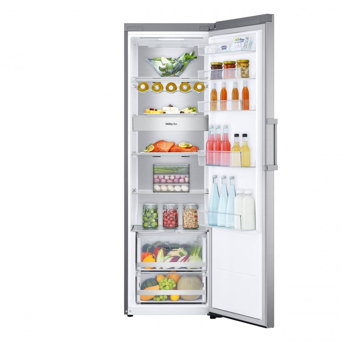 Frigorífico de 1 Porta LG GLM71MBCSF de 386 litros, Door Cooling™, FRESHBalancer™ - Metal Sorbet Inox-2
