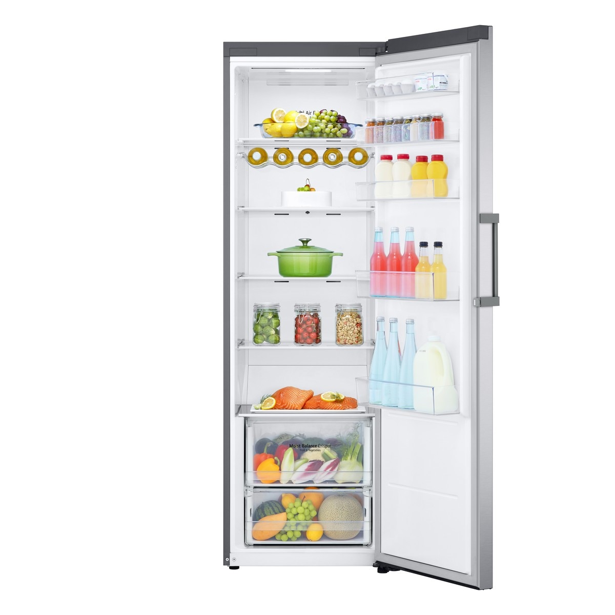 Frigorífico de 1 Porta LG GLE51PZGSZ No Frost e Door Cooling+™ de 186 cm - Shiny Steel Silver-3