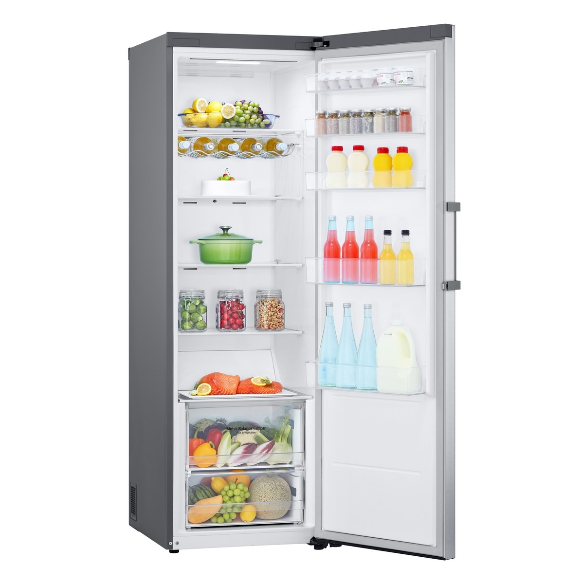 Frigorífico de 1 Porta LG GLE51PZGSZ No Frost e Door Cooling+™ de 186 cm - Shiny Steel Silver-5