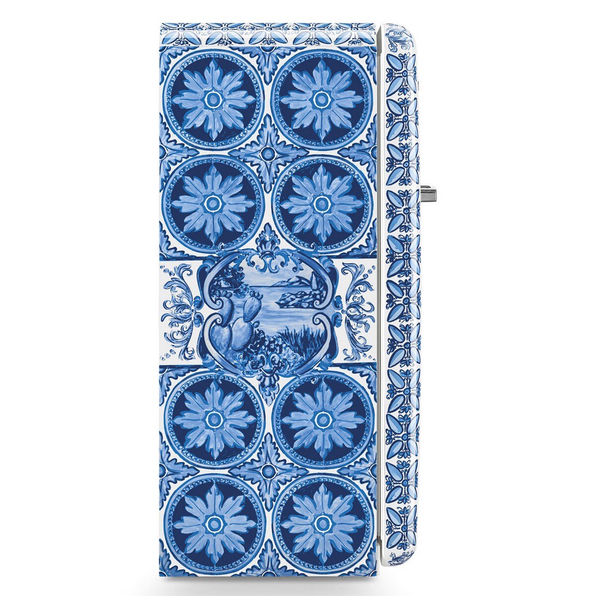 Frigorífico de 1 Porta Smeg Anni 50 Dolce&Gabbana Divina Cucina FAB28RDGME5 Dobradiças à Direita de 153 cm - Blu Mediterraneo Azul-4